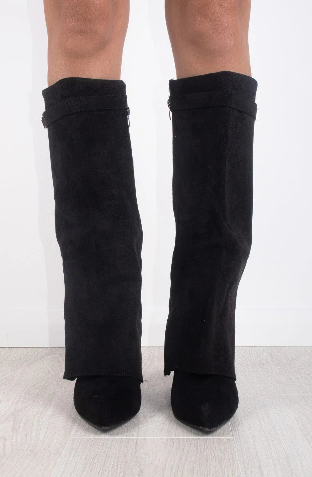Bottes en suede - Noir